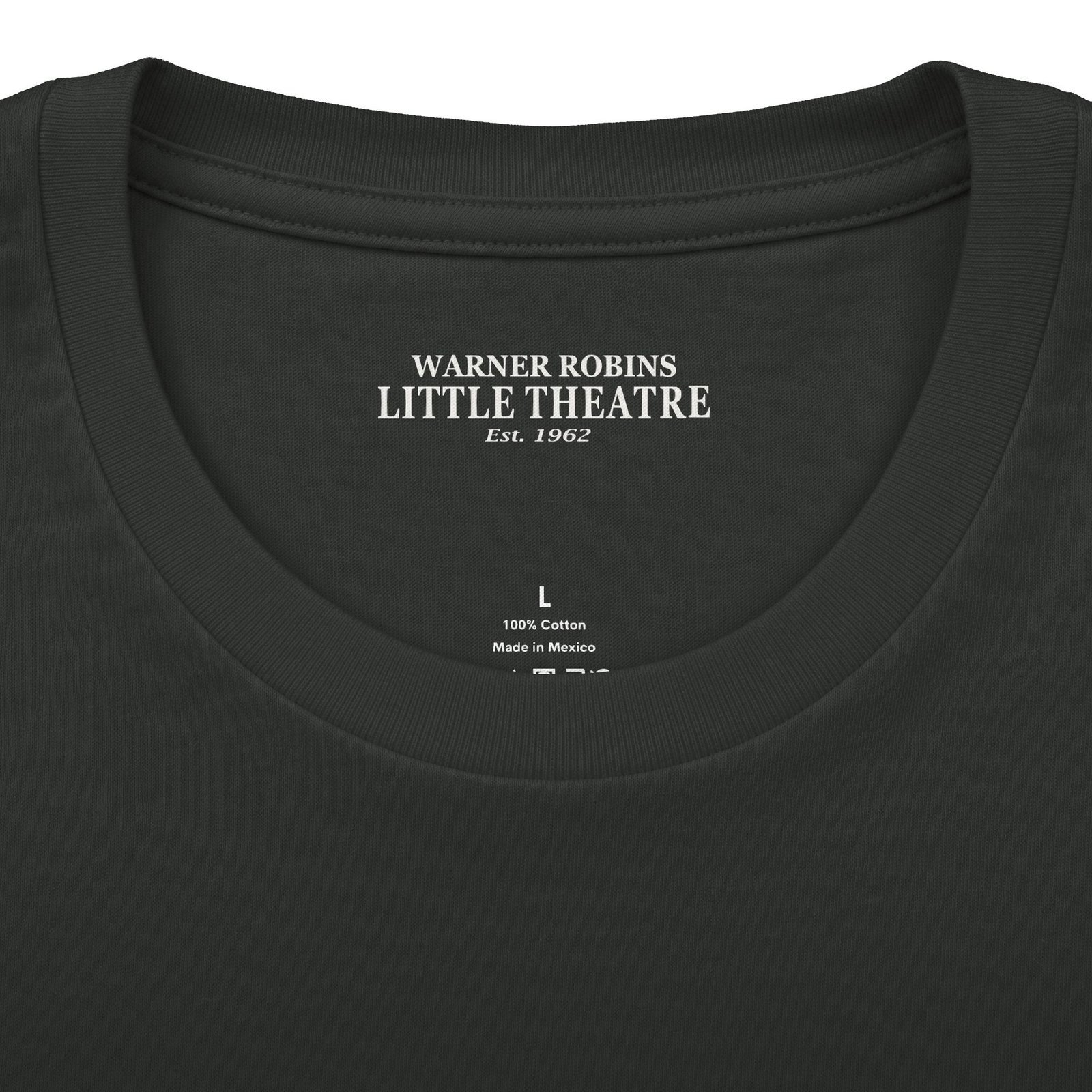 "I Have Rehearsal" Back Print with Theater Mask Logo T‑Shirt - Image 3