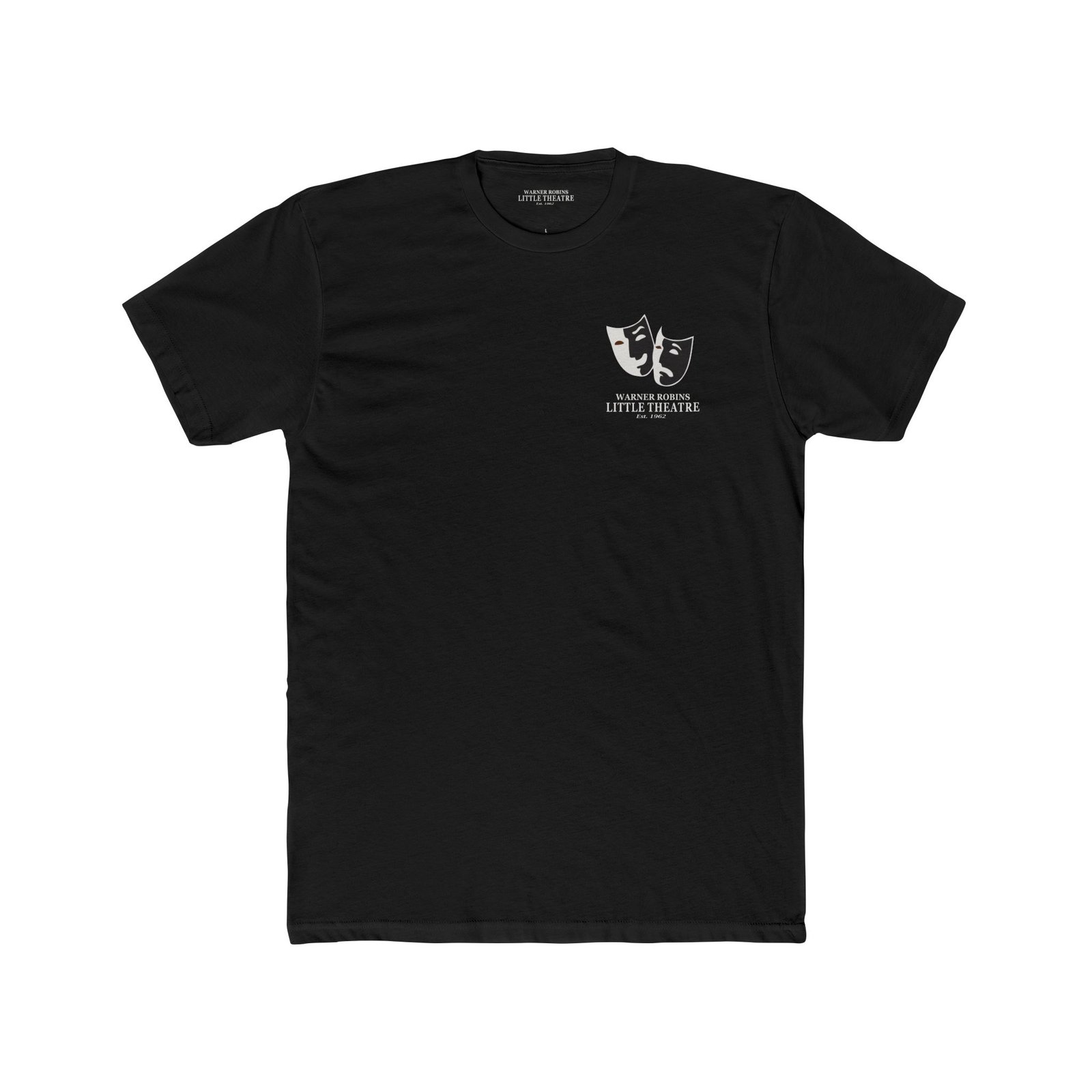 "I Have Rehearsal" Back Print with Theater Mask Logo T‑Shirt - Image 7