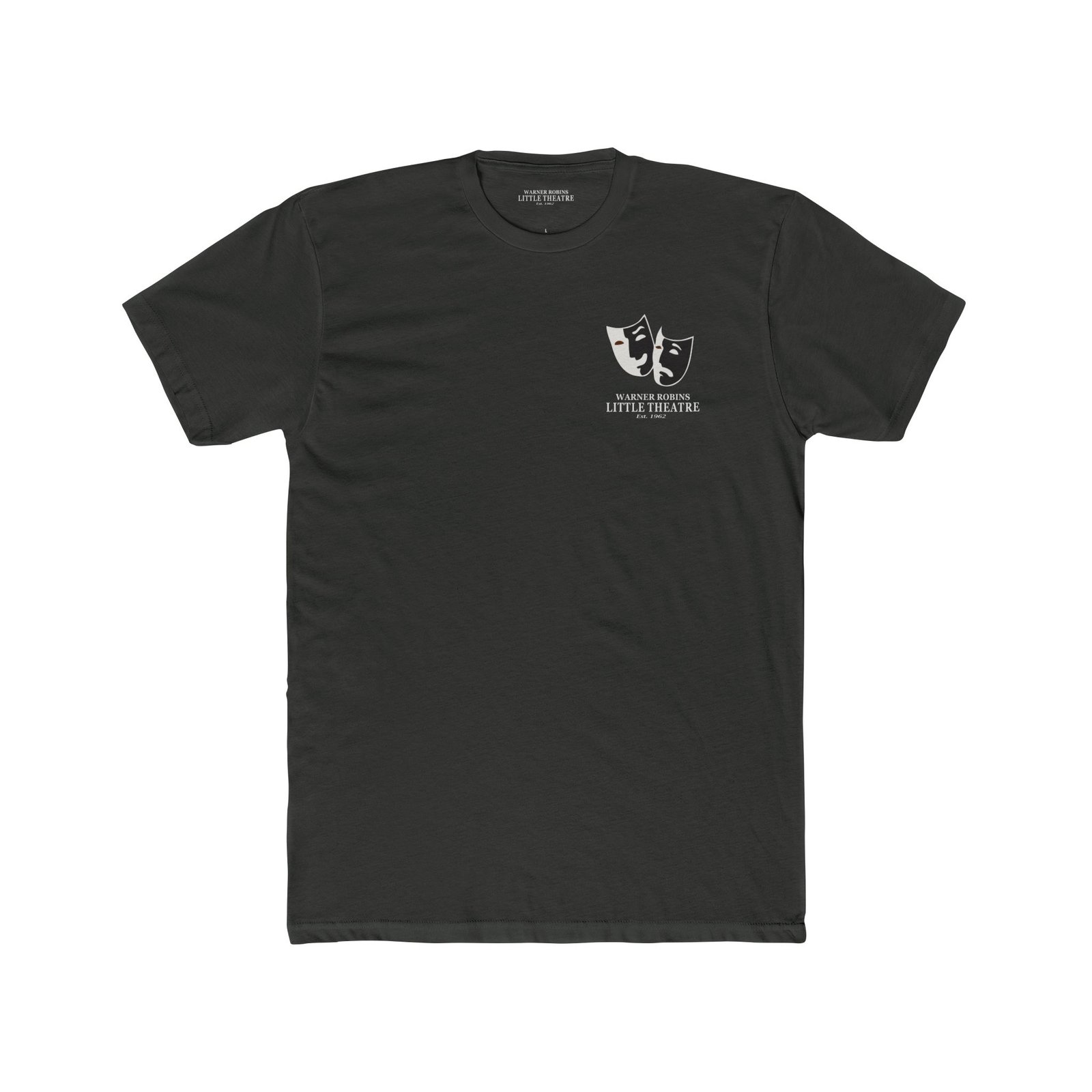 "I Have Rehearsal" Back Print with Theater Mask Logo T‑Shirt - Image 2